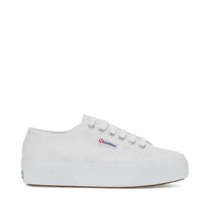 Superga 2740 Platform Sneakers Canvas Comfortable White Size 5.5 NWT